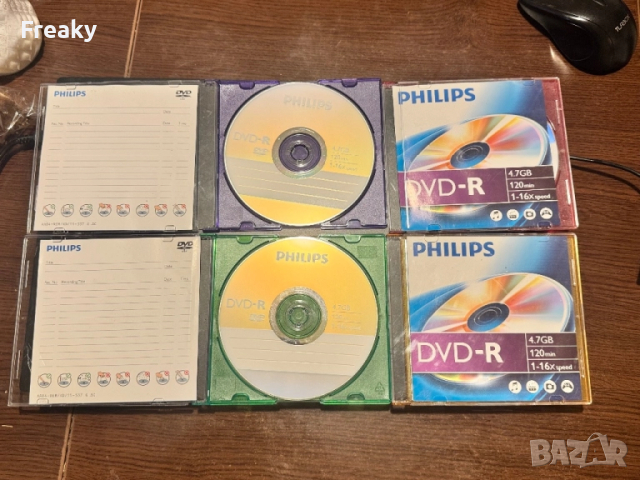 Philips dvd r 4,7GB Празни двд с кутийка , снимка 3 - DVD дискове - 52313670
