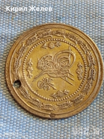 Сребърна монета 3 куруш 1773/26 Османска Империя Султан Махмуд първи 53279