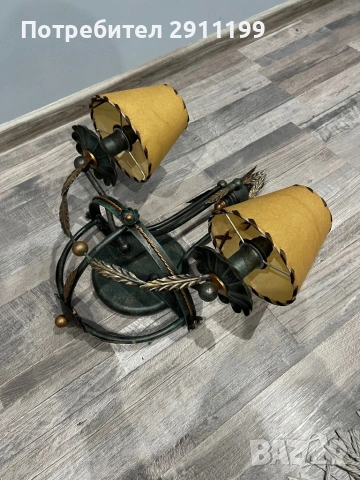 Аплик / лампа за стена, снимка 3 - Антикварни и старинни предмети - 54281764