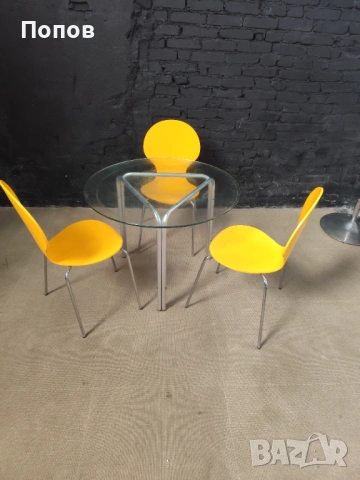 Тройка трапезни столове, снимка 5 - Столове - 53343747