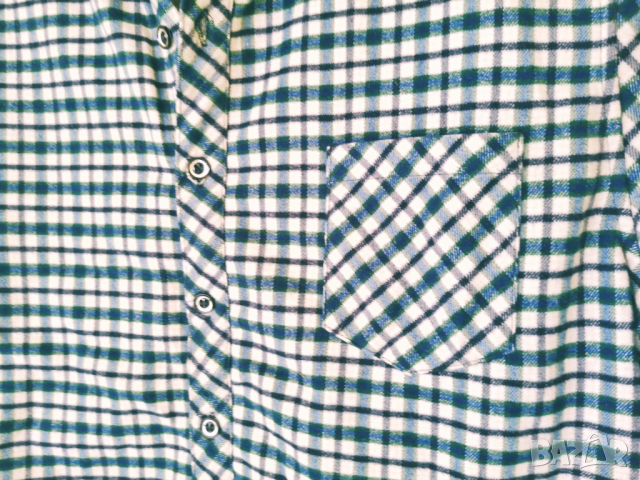 FGZX Flannel Fleece Treking Shirt / XS-S* / топла мъжка поларена карирана риза / състояние: ново, снимка 13 - Ризи - 44956564