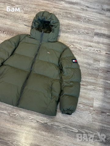 Оригинално мъжко пухено яке  Tommy Hilfiger размер ХЛ, снимка 3 - Якета - 52838709