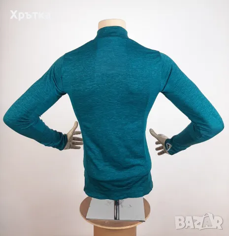 The North Face Knit Base Layer - Оригинална мъжка блуза с цип р-р S, снимка 3 - Блузи - 49553256