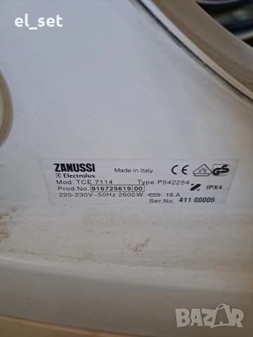 Сушилня Zanussi работеща, снимка 6 - Сушилни - 53382627