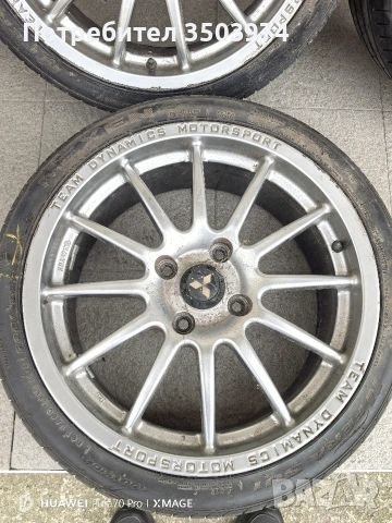 Джанти Team Dynamics 17" 4x114,3, снимка 2 - Гуми и джанти - 53813833
