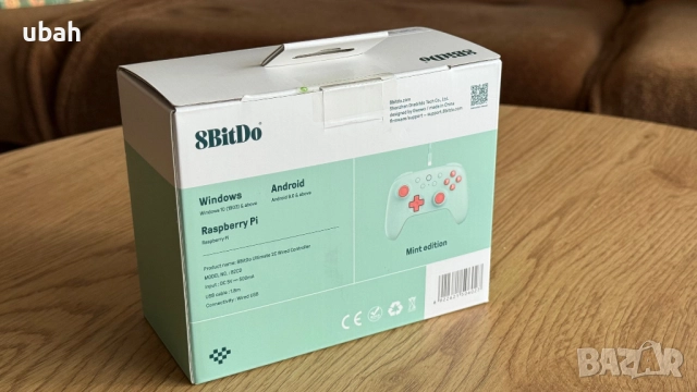 Контролер 8BitDo - Ultimate 2C, Hall-Effect, Mint (PC & Android), снимка 3 - Джойстици и геймпадове - 52507281