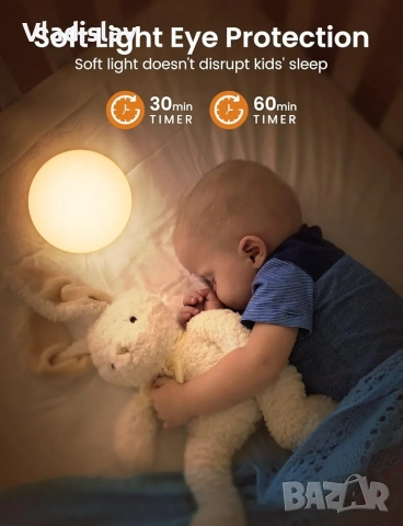 Нощна детска лампа , снимка 2 - Детски нощни лампи - 52357912