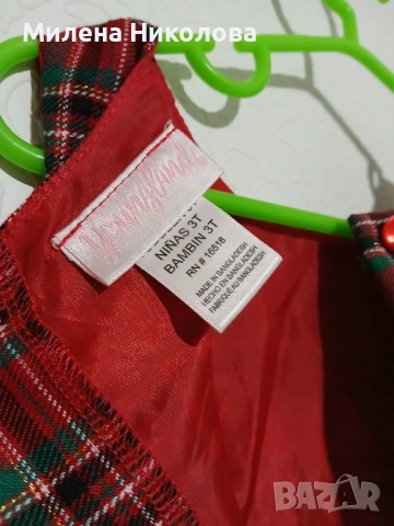 Рокля каре 3г, снимка 3 - Детски рокли и поли - 51775557