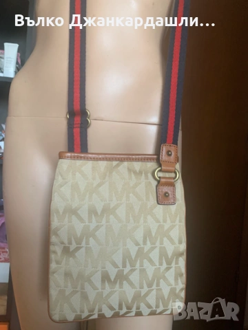 Чанта Michael Kors( текстил и кожа), снимка 2 - Чанти - 53190142