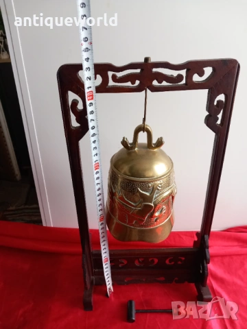 Стар Голям БУДИСТКИ Гонг, Камбана ,Будизъм, снимка 7 - Антикварни и старинни предмети - 54222925