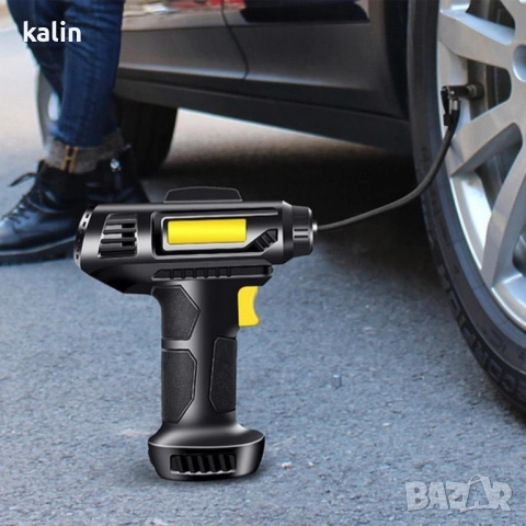 Безжичен дигитален компресор за автомобил