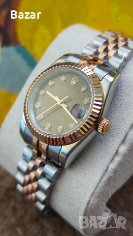 Дамски Rolex 31mm Автоматичен , снимка 8 - Дамски - 50917744