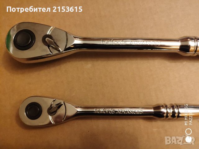 Halfords Advanced 2броя 100зъба 3/8 и 1/2 качествени тресчотки, снимка 7 - Други инструменти - 51190105