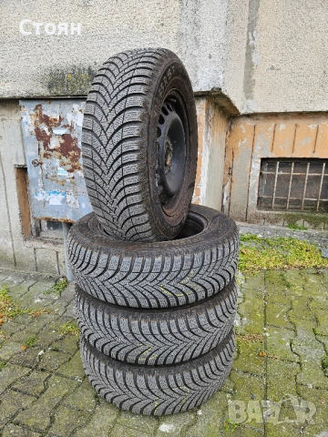 Зимни гуми Semperit 195/65/15 с железни джанти 5 х 112