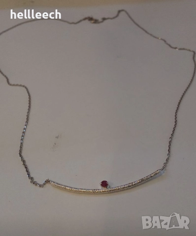 Сребърно колие