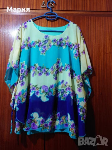 Туника с флорални мотиви, снимка 2 - Туники - 51339192
