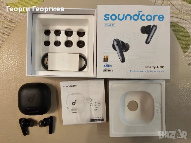Слушалки Anker Soundcore Liberty 4 NC, снимка 3 - Bluetooth слушалки - 53917620