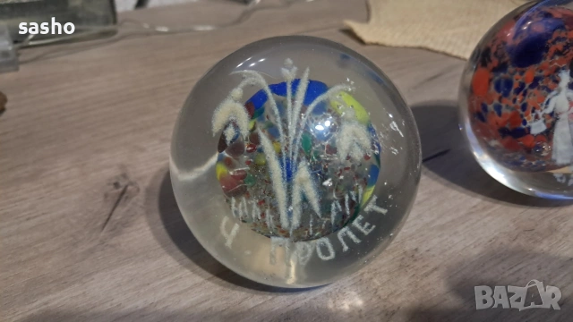 преспапие , снимка 4 - Антикварни и старинни предмети - 53591824