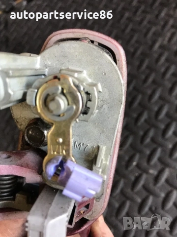 Външна дръжка за предна дясна врата червен цвят RHD за Mazda 6 (2002-2007), снимка 3 - Части - 53714376