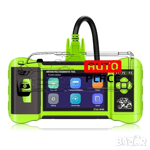 JDiag M300 Pro Професионална мотоциклетна диагностика ABS, ECU, Live, снимка 2 - Аксесоари и консумативи - 53972440