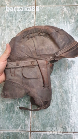 2 бр. Стари кожени Мото Каски, снимка 10 - Колекции - 52612047