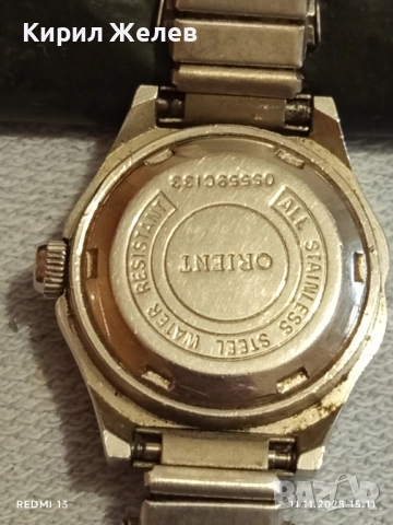 Марков дамски часовник ORIENT CRISTAL работи за КОЛЕКЦИЯ 51472, снимка 7 - Дамски - 52377387