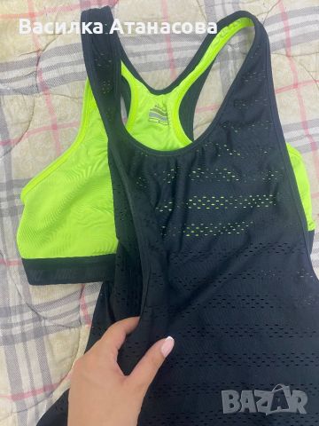 Дамски потник Nike Dry Fit с бюстие, снимка 2 - Потници - 46592772