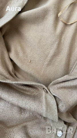 round-neck button-front cardigan, снимка 5 - Блузи с дълъг ръкав и пуловери - 51750513