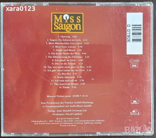 Alain Boublil & Claude-Michel Schönberg – Miss Saigon, снимка 2 - CD дискове - 45603091