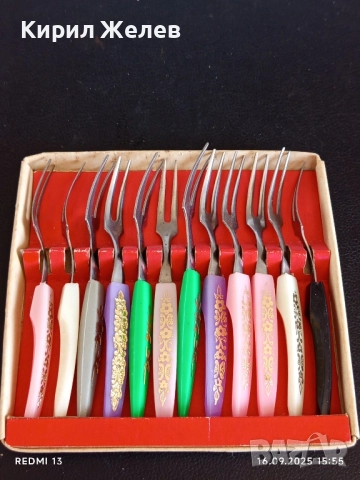 Комплект винтидж вилички за десерт, плодове редки за КОЛЕКЦИЯ 50481