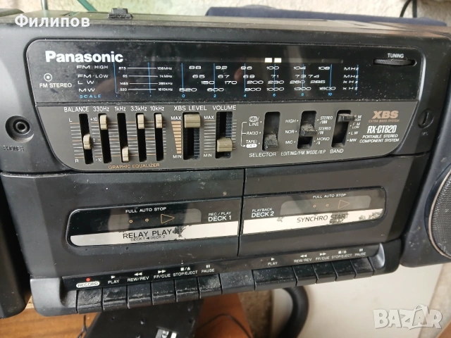 panasonic rx-ct 820 работи радио и дек 1, снимка 2 - Радиокасетофони, транзистори - 54199739
