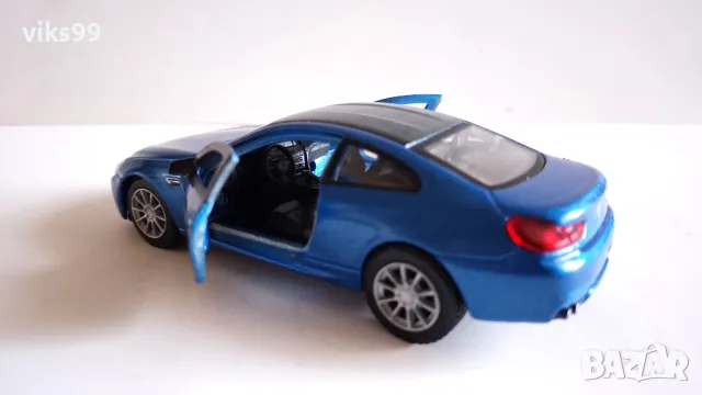 BMW M6 F06 Blue Maisto - Мащаб 1:42, снимка 3 - Колекции - 47673560