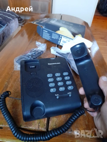 Телефонен апарат,телефон Sagemcom, снимка 3 - Стационарни телефони и факсове - 53296106