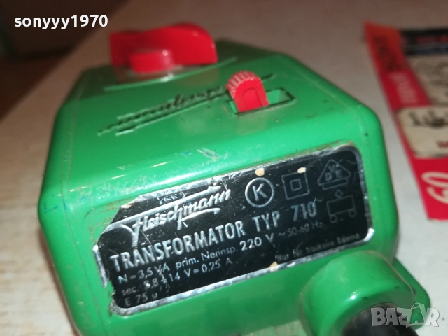 FLEISCHMANN TRAFO TYP 710-ВНОС SWISS 1309251841, снимка 17 - Друга електроника - 51703420