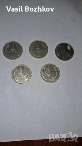 5 монети от 1981г., снимка 2 - Нумизматика и бонистика - 54100366
