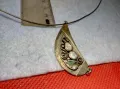 РАЗКОШНА СРЕБЪРНА ОГЪРЛИЦА с КРАЛСКИ СЕДЕФ СРЕБРО ВИСОКА ПРОБА РЪЧНА РАБОТА ЧАСТ от КОМПЛЕКТ 47560, снимка 5