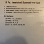 Cornwell Tools 17части изолирани Interchangeable Insulated Screwdriver Set 1000v 17Pc, снимка 5