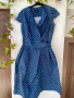 Елегантна рокля в синьо, снимка 1 - Рокли - 45009509