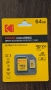 ПРОМО! Карта памет Kodak 64GB Micro SD +адаптер, снимка 1