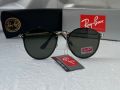 Ray-Ban RB3574 Blaze Round дамски мъжки слънчеви очила унисекс сини огледални, снимка 1 - Слънчеви и диоптрични очила - 45430582