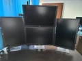 Продавам trading station 4 монитора HP + стойка (много запазени), снимка 1