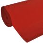 Червен vidaXL дебел килим с тежест от 400 гр/м², 1 х 5 метра(241279