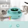 Интерактивна играчка за котки, произволно въртяща се с LED светлини , снимка 2
