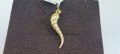 Нова-Златна висулка Рог-0,57гр/14кр, снимка 1