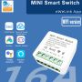 Миниатюрен Wi-Fi SMART прекъсвач.  220V, 16A.  Българско упътване