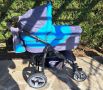 Бебешка количка Аdbor Zipp 2в1 + подарък кошница за новородено, снимка 1