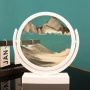 Стъклен пясъчен арт - Свободно стояща динамична 3D картина с движещ се пясък, декорация за дома и оф, снимка 4