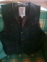 Винтидж мъжки велурени елек, снимка 1