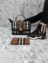 Burberry Дамски Комплект Маратонки Чанта И Портмоне Бърбъри - Налични Различни Цветове Код SK318, снимка 2