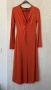 Midi orange dress , снимка 1